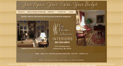 Desktop Screenshot of faybrownjohnsoninteriors.com