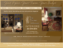 Tablet Screenshot of faybrownjohnsoninteriors.com